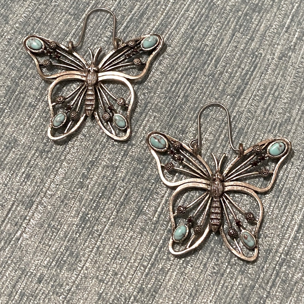 Lucky Brand butterfly earrings